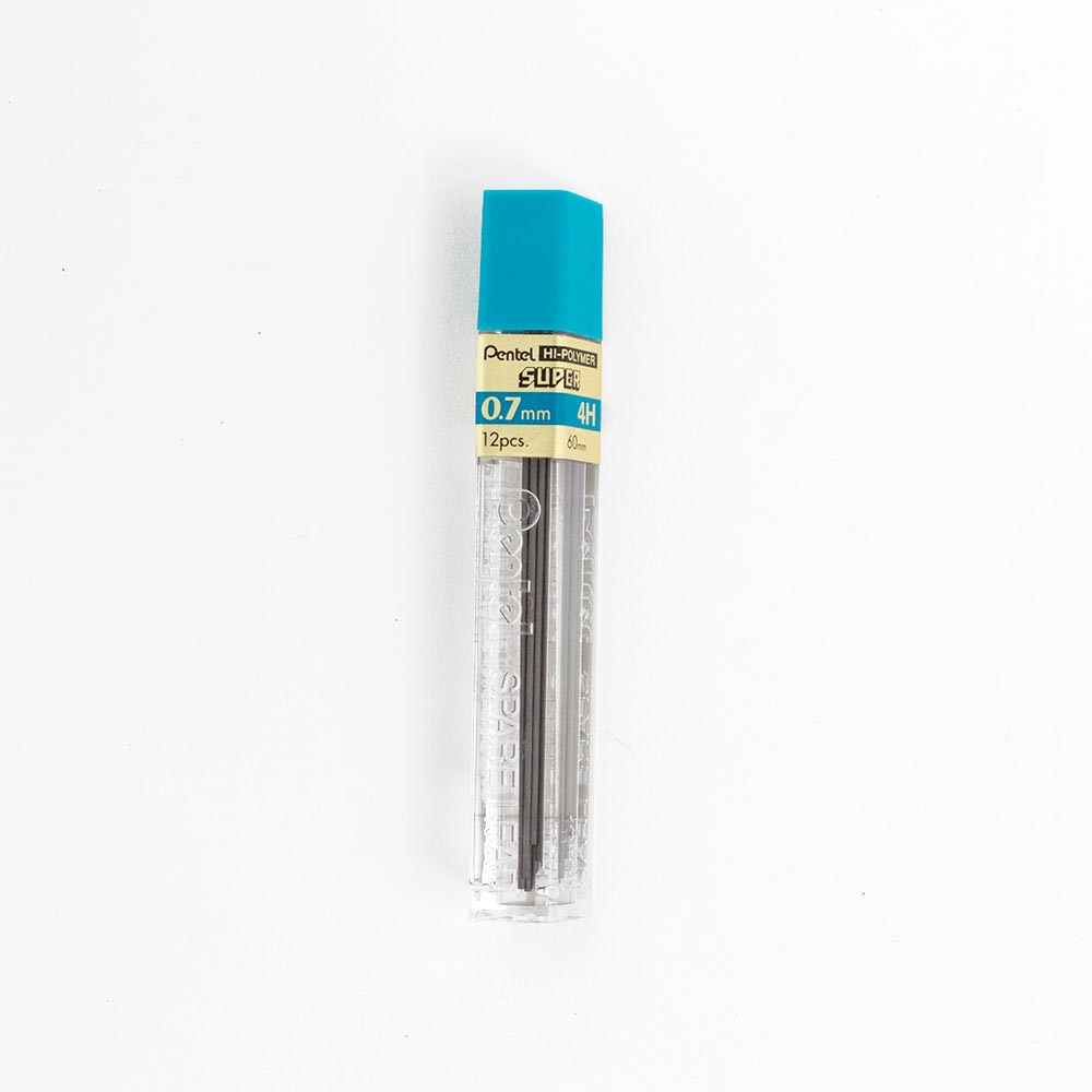 Pentel, Refills, Art & School, Lead, 0.7mm, 86450, 4H